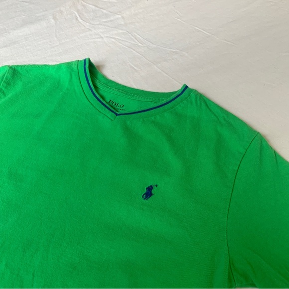 POLO RALPH LAUREN GREEN BABY TEE - Picture 2 of 3